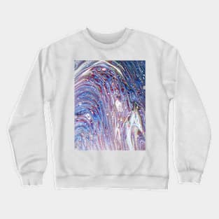 Purple Abstraction (Abstract 10) Crewneck Sweatshirt